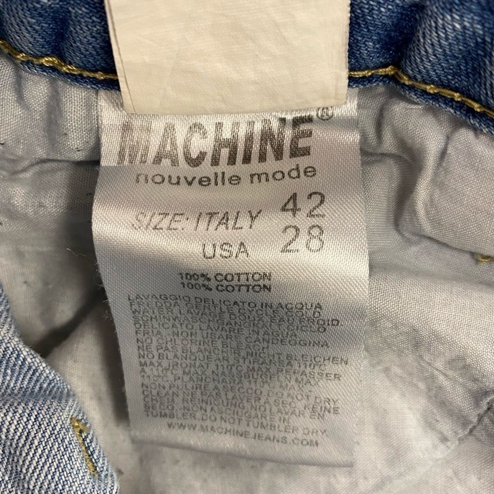 Machine Novelle Mode Low Rise Ripped Capris - Picture 4 of 7